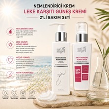 Moon Angel Kadın Krem Seti Vücut Nemlendirici Krem + Leke Karşıtı Güneş Kremi