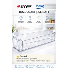 Arçelik 5500 Neıy Buzdolabı Kapak Şişe Rafı Şeffaf Tasarım ve Kullanışlı Özellikler ile
