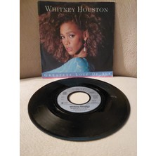 Plakperest Whitney Houston  –  Greatest Love Of All -  1986  Almanya Basım 45LIK Plak
