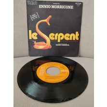 Plakperest Ennio Morricone  –  Le Serpent (Soundtrack) -  1973  Fransa Basım  45’lik  Plak