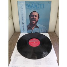 Plakperest Luciano Pavarotti  – O Sole Mio Favorite Neapolitan Songs - 1980  Japonya  Basım 33 Lük  Lp Plak - Obili