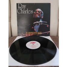 Plakperest Ray Charles  –  20 Greatest Hits - 1984  Almanya  Basım 33 Lük Lp Plak - Dönem Basım