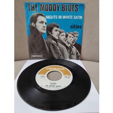Plakperest The Moody Blues  –  Nights In White Satin  -  1967  Fransa Basım  45’lik  Plak