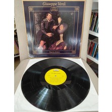 Plakperest Giuseppe Verdi  –  Opern-Arien  -  1987  Italya Basım 33 Lük  Lp Plak