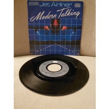 Plakperest Modern Talking  –  Jet Airliner -  1987  Almanya Basım 45LIK Plak