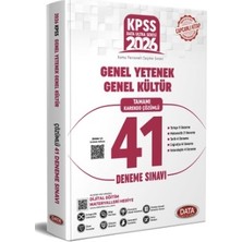 Data Yayınları Data 2026 KPSS Genel Kültür Genel Yetenek 41 Deneme Sınavı Data Y
