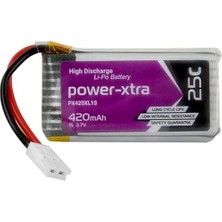Power-Xtra PX420XL1S - 1S1P - 3.7V 420 Mah Li-Polymer Pil -25C