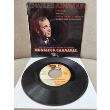 Plakperest Charles Aznavour  –  La Bohême  -  1967  Fransa Basım  Ep Plak