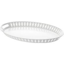 IKEA Romantısk Beyaz 52X39 cm Tepsi