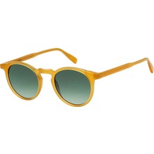 Gigi Studios Roy Gs2005 55 Sarı Yuvarlak Unisex Güneş Gözlüğü