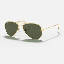 Ray-Ban Aviator Large Metal Rb 3025 001 55 - Altın Unisex Güneş Gözlüğü