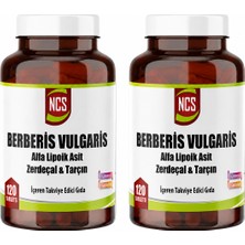 Ncs Berberis Vulgaris Alfa Lipoik Asit Zerdeçal Tarçın 120 Tablet 2 Adet