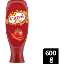 Calve Acılı Ketçap 600 G (7'li Paket)