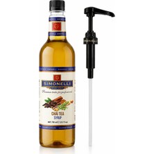 Simonelli Chai Tea Aromalı Kahve Şurubu 700 ml - İçecek ve Kokteyl Şurubu (Pompa Dahil)