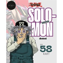 Cakmak Oyun Dükkanı Büyük Baba Solomon Muto Anime Hal Destesi 58 Köşeli Kenar Yugioh Kartı Yu-Gi-Oh!