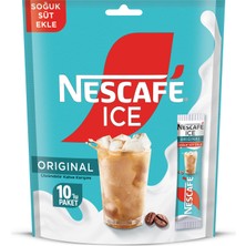 Nescafe Nescafé Ice Original Çözünebilir Kahve 10,5 G 10'lu Paket (8'li Paket)