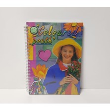 Le Color Spiralli Sert Kapak A4 160 Yaprak Çizgili Defter