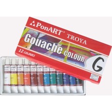 Ponart 12'li Guaj Boya Seti (2'li Paket)