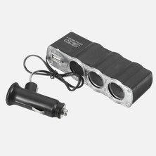 Space Oto Çakmaklık Çoğaltıcı 3xusb'li Çakmak Soketi / ICCA45 (8'li Paket)
