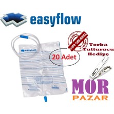 Easyflow Musluklu Steril İdrar Torbası 2000 ml 20'li Paket