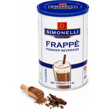 Simonelli 1000 g Frappe Tozu Teneke Vanilya Aromalı Soğuk Kahve İçin Pratik Karışım