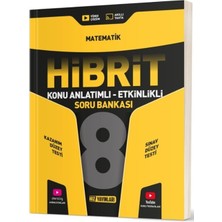Hız Yayınları 8. Sınıf HİBRİT Matematik Konu Anlatımlı Etkinlikli Soru Bankası
