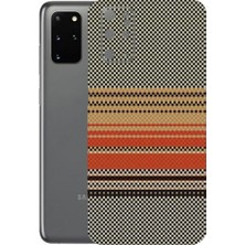 Kapps Samsung Galaxy S20 Plus ile Uyumlu Rainbow Serisi Premium Arka Kapak Kaplama(Kenarlar Yoktur!)