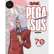 Cakmak Oyun Dükkanı Maximillion Pegasus Anime Hal Destesi 70 Köşeli Kenar Yugioh Kartı Yu-Gi-Oh!