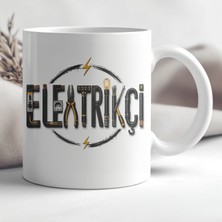 Ajans 313 AJANS313 Elektrikçi Ustası Elektrik Ustası Baskılı Seramik Kupa
