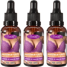 Rota Style Timilk Maxcuve 3 Adet Kadınların Göğüslerine Özel Tasarlanmış Irisıkı Günlük Şekillendiricimasaj Yağı 30ML
