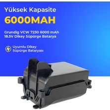 Ümit Maker Grundig Vcw 7230 6000 Mah 18.5V Dikey Süpürge Batarya
