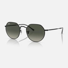 Ray-Ban Jack RB 3565 002/71 51 Siyah Unisex Güneş Gözlüğü Geometrik Tasarım