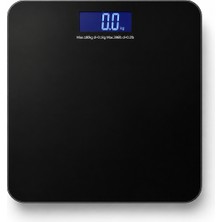 Sevedo 180 kg Dijital Cam Baskül Elektronik Tartı LCD Ekranlı Sıcaklık Göstergeli Hassas Vücut Tartısı