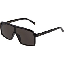 Hermossa Hm 1583 C1 Unisex Dikdörtgen Siyah Kemik Güneş Gözlüğü