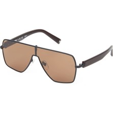 Hermossa HM 1621 C4 Dikdörtgen Mat Siyah Unisex Güneş Gözlüğü