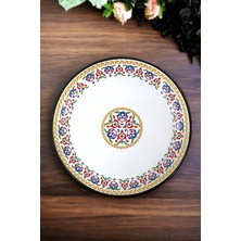 İnci Emaye 40 No Emaye Sini Sofra, Yemek Sunum Tepsi, Yer Sofrası Çinko ~38 cm