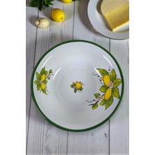 İnci Emaye 36 cm 4,5 Litre Emaye Leğen Çırpma ve Karıştırma Kabı, Hamur Leğeni. Meyvelik. Çeyiz. Büyük Kase