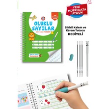 Çocuk Akademi Oluklu(Kabartmalı) Sihirli Uçan Kalemli Sayılar Kitabı