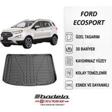 Badela 2018-2026 Ford Ecosport Bagaj Havuzu (Üst Kademe, Bagaj Eşik Hizasında Kullanım) 3D Kauçuk