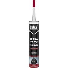 Gürçay Hırdavat Selsil Ultra Tack Güçlü Montaj Yapıştırıcı 290ML Beyaz