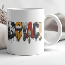 Ajans 313 AJANS313 Boyacı Ustası Boya Badana Ustası Baskılı Seramik Kupa