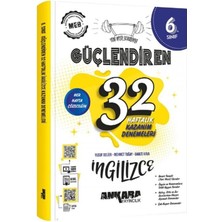 Ankara Yayıncılık  6. Sınıf Güçlendiren 32 Haftalık İngilizce Kazanım Denemeleri