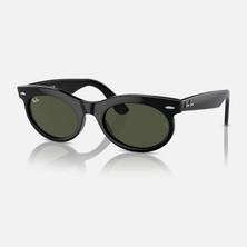 Ray-Ban RB2242 901/31 Wayfarer Oval Siyah Kadın Güneş Gözlüğü