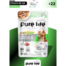 Pure Life Plus Chunks In Gravy Kıtten Chıcken 22LI