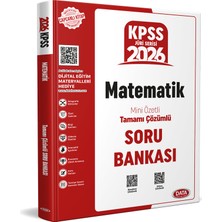 Data 2026 KPSS Matematik Jüri Soru Bankası Çözümlü Data Yayınları
