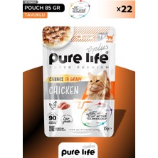 Pure Life Plus Chunks In Gravy Adult Chıcken 22LI