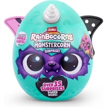 Rainbocorns Monstercorn Sürpriz Peluş Gri Boynuz