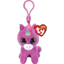 Ty Beanie Boo's Mor Unicorn Rosette Anahtarlık 12 cm