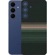 Kapps Samsung Galaxy S25 Fe ile Uyumlu Rainbow Serisi Premium Arka Kapak Kaplama(Kenarlar Yoktur!)