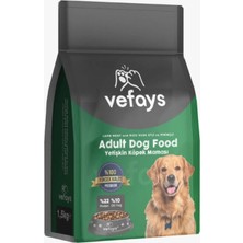 Vefays Kuzu Etli ve Pirinçli Yetişkin Köpek Maması 1.5 kg
